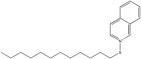 2-Dodecylthioisoquinolinium Struktur