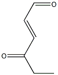 (2E)-2-Hexene-1,4-dione Struktur