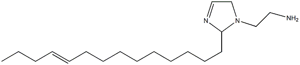 1-(2-Aminoethyl)-2-(10-tetradecenyl)-3-imidazoline Struktur