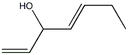 1,4-Heptadien-3-ol Struktur