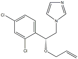 1-[(R)-2-(Allyloxy)-2-(2,4-dichlorophenyl)ethyl]-1H-imidazole Struktur