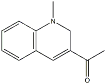 1-Methyl-3-acetyl-1,2-dihydroquinoline Struktur