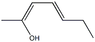 2,4-Heptadien-2-ol Struktur