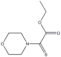 2-Morpholino-2-thioxoacetic acid ethyl ester Struktur