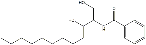 N-(1,3-Dihydroxydodecan-2-yl)benzamide Struktur