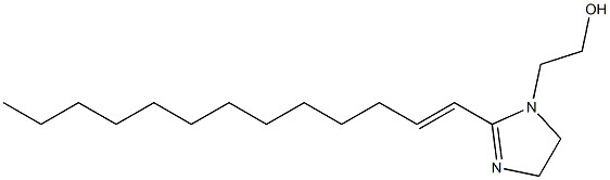 2-(1-Tridecenyl)-2-imidazoline-1-ethanol Struktur