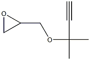 1-(1,1-Dimethylpropargyloxy)-2,3-epoxypropane Struktur