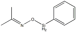 (Isopropylideneaminooxy)phenylsilane Struktur