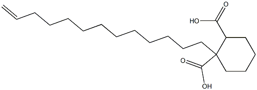 Cyclohexane-1,2-dicarboxylic acid hydrogen 1-(12-tridecenyl) ester Struktur