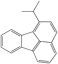 Isopropylfluoranthene Struktur