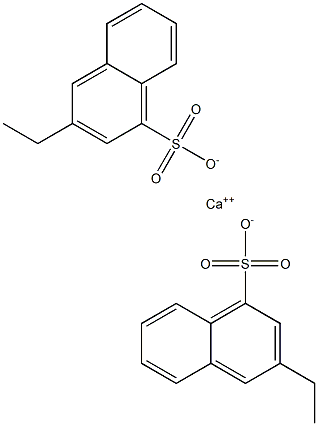 Bis(3-ethyl-1-naphthalenesulfonic acid)calcium salt Struktur