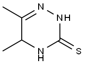 4,5-Dihydro-5,6-dimethyl-1,2,4-triazine-3(2H)-thione Struktur