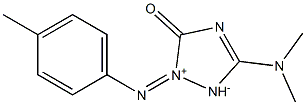 5-Dimethylamino-2,3-dihydro-3-oxo-2-[(4-methylphenyl)imino]-1H-1,2,4-triazol-2-ium-1-ide Struktur