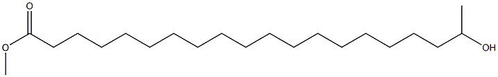 19-Hydroxyicosanoic acid methyl ester Struktur