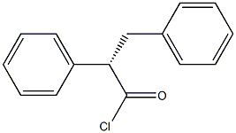 [S,(+)]-2,3-Diphenylpropionyl chloride Struktur