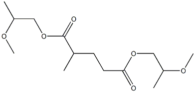 2-Methylglutaric acid bis(2-methoxypropyl) ester Struktur