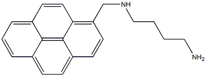 1-(4-Aminobutylaminomethyl)pyrene Struktur