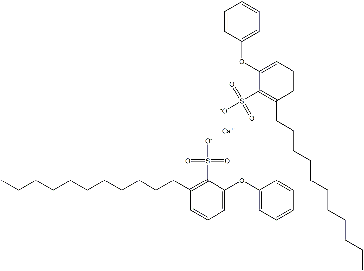 Bis(2-phenoxy-6-undecylbenzenesulfonic acid)calcium salt Struktur