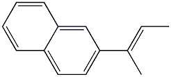 2-(1-Methyl-1-propenyl)naphthalene Struktur