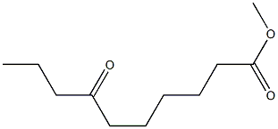 7-Ketocapric acid methyl ester Struktur