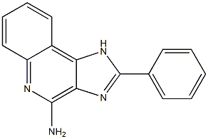 4-Amino-2-phenyl-1H-imidazo[4,5-c]quinoline Struktur