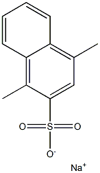 1,4-Dimethyl-2-naphthalenesulfonic acid sodium salt Struktur