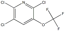 2,5,6-Trichloro-3-(trifluoromethoxy)pyridine Struktur