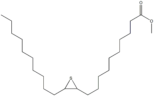 11,12-Epithiodocosanoic acid methyl ester Struktur