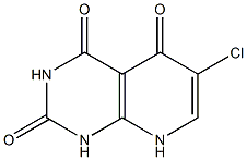 6-Chloropyrido[2,3-d]pyrimidine-2,4,5(1H,3H,8H)-trione Struktur