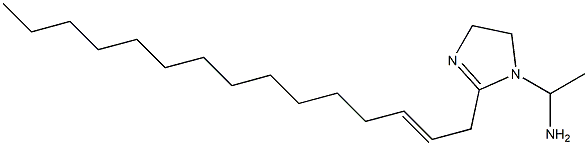 1-(1-Aminoethyl)-2-(2-pentadecenyl)-2-imidazoline Struktur