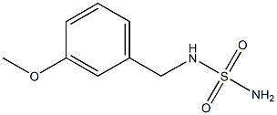 N-(3-Methoxybenzyl)sulfamide Struktur