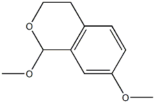 1,7-Dimethoxyisochroman Struktur