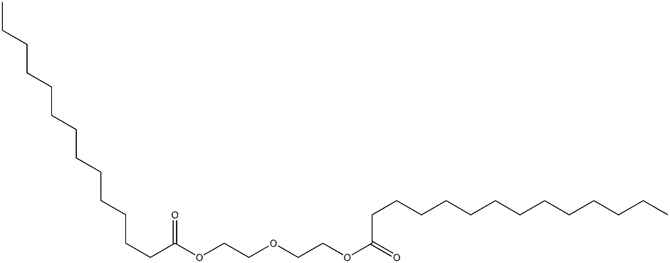 Bistetradecanoic acid oxybisethylene ester Struktur