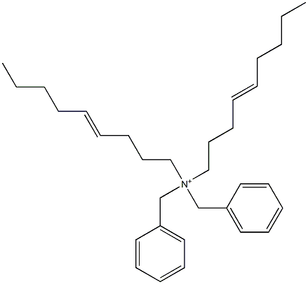 Di(4-nonenyl)dibenzylaminium Struktur