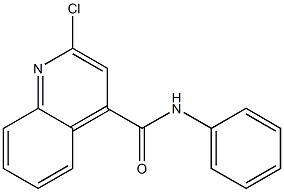 2-Chloro-N-phenylquinoline-4-carboxamide Struktur