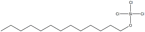 1-(Trichlorosilyloxy)tridecane Struktur