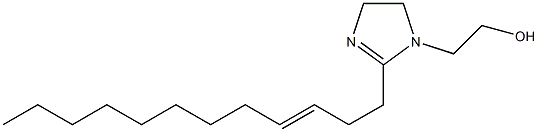 2-(3-Dodecenyl)-2-imidazoline-1-ethanol Struktur