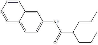 N-(2-Naphtyl)-2-propylvaleramide Struktur