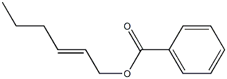 Benzoic acid (2E)-2-hexenyl ester Struktur