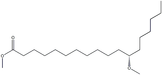 [S,(-)]-12-Methoxystearic acid methyl ester Struktur