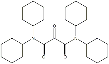 N,N,N',N'-Tetracyclohexyloxomalonamide Struktur