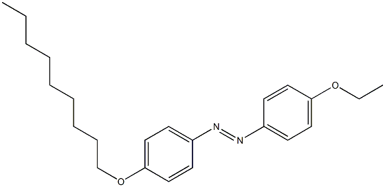 4-Ethoxy-4'-nonyloxyazobenzene Struktur