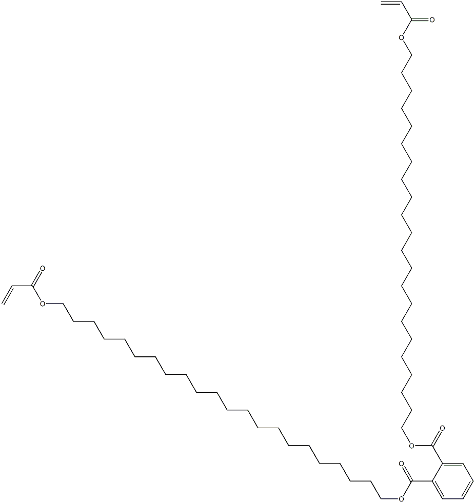 Phthalic acid bis(22-acryloyloxy-docosyl) ester Struktur