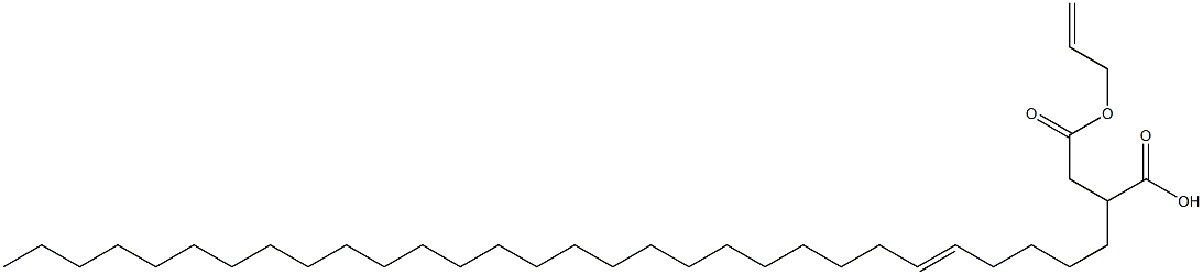 2-(5-Triacontenyl)succinic acid 1-hydrogen 4-allyl ester Struktur