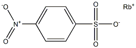 p-Nitrobenzenesulfonic acid rubidium salt Struktur