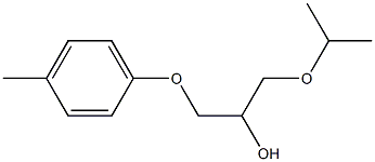 1-Isopropoxy-3-(p-tolyloxy)-2-propanol Struktur