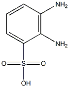 2,3-Diaminobenzenesulfonic acid Struktur