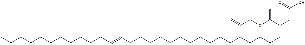 3-(17-Nonacosenyl)succinic acid 1-hydrogen 4-allyl ester Struktur