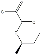 (-)-2-Chloroacrylic acid (R)-sec-butyl ester Struktur