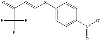 4-(4-Nitrophenylthio)-1,1,1-trifluoro-3-buten-2-one Struktur